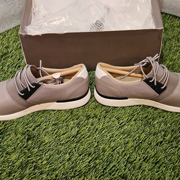 Vionic Women’s Carmen Leather Slip-On Sneakers – Light Gray – Size 6.5M – NIB 👟 - Picture 3 of 7